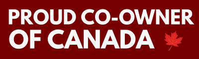PROUD CO-OWNER OF CANADA - Bumper Sticker